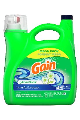 Picture of Gain Liquid Laundry Detergent - Blissful Breeze 1.36 Lt