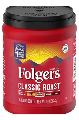 Picture of Folgers Classic Roast Coffee 272 Gm