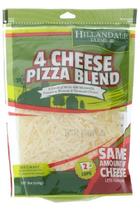 Picture of Hillandale Four Cheese Pizza Shreds 2 Lb