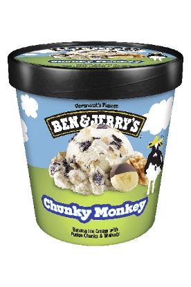 Picture of Ben & Jerry/'s Chunky Monkey Pint 16 Oz