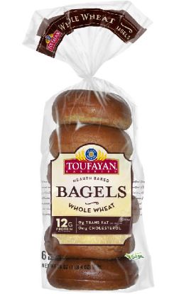 Picture of Toufayan Bagels Wheat 20 Oz