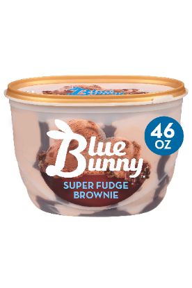 Picture of Blue Bunny Super Fudge Brownie 46 Oz