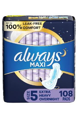 Picture of Always Maxi Size 5 Overnight 14 Ct