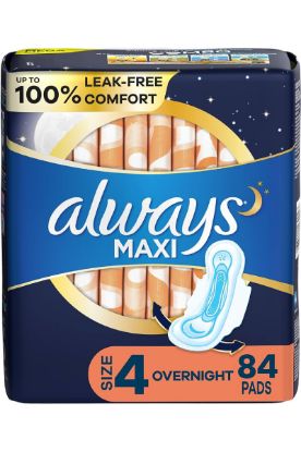 Picture of Always Maxi Size 4 Overnight 16 Ct
