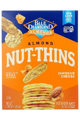 Picture of Blue Diamond Nut Thins Cheddar Cheese 4.25 Oz
