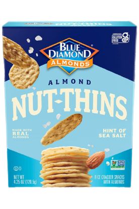 Picture of Blue Diamond Nut Thins Hint Of Sea Salt Crackers 4.25 Oz