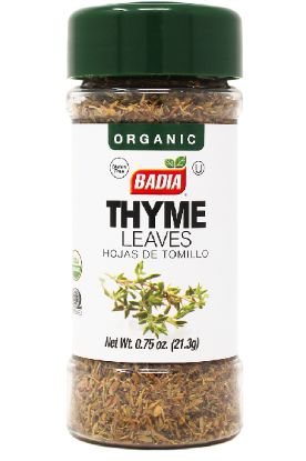 Picture of Badia Badia Organic Standard Thyme Leaves 0.75 Oz