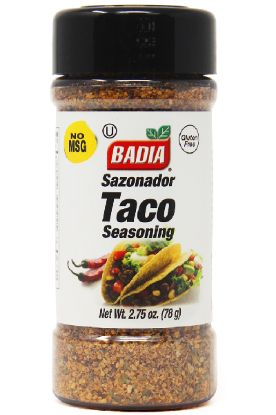 Picture of Badia Standard Taco Seasoning (No Msg) 2.75 Oz