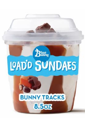 Picture of Blue Bunny Load/'D Sundaes Bunny Tracks 8.5 Oz