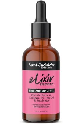 Picture of Aunt Jackie/'s Elixir Hair & Scalp Oil With Biotin Rosemary & Mint 2 Oz