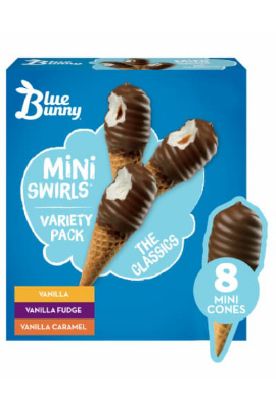 Picture of Blue Bunny Mini Swirls The Classics Variety 8 Pk