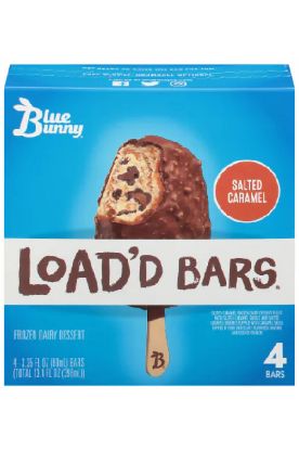 Picture of Blue Bunny Blue Bunny Load/'D Bars Salted Caramel 3.35 Oz