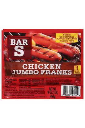 Picture of Bar-s Jumbo Chicken Franks 16 Oz