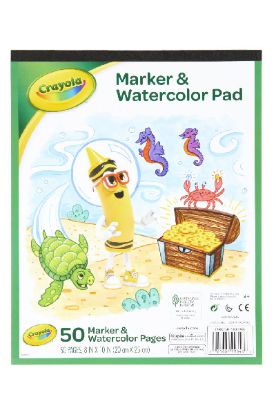 Picture of Crayola Marker And Wtercolor Pad 1 Ct