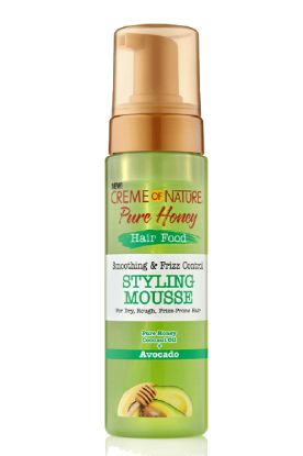 Picture of Creme Of Nature Pure Honey Hair Food Styling Mousse Avocado 7 Oz