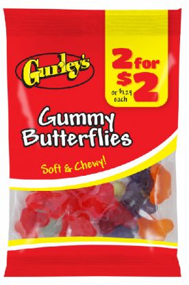 Picture of Gurleys 2 For 2 Gummy Butterflies 2.5 Oz