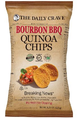 Picture of The Daily Crave The Daily Crave Quinoa Chips Bourbon Bbq 4.25 Oz