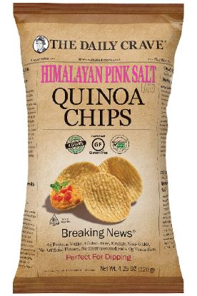 Picture of The Daily Crave The Daily Crave Quinoa Chips Himalayan Pink Salt 4.25 Oz
