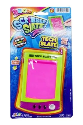 Picture of Jaru Jaru Neon Scribble Slate Tech Slate 1 Each