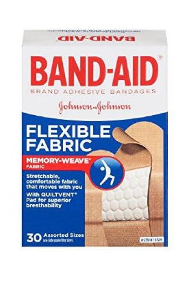 Picture of Johnson & Johnson Flexible Assorted Bandages 30 Ct
