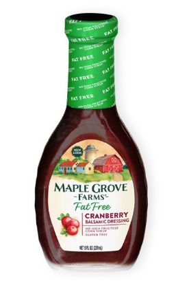 Picture of Maple Grove Farms Mgf Fat Free Cranberry Balsamic Dressing 8 Oz