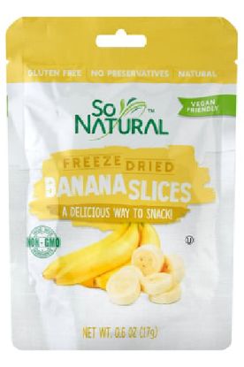 Picture of So Natural Freeze Dried Banana Crisps So Natural 0.6 Oz