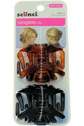 Picture of Scunci Claw Hair Clips 2 Ct