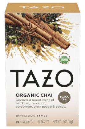 Picture of Tazo Organic Chai Tea Bags 20 Ct