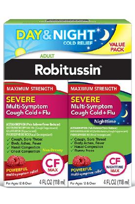 Picture of Robitussin Severe Multi Symptom Cough Cold & Flu 4 Oz