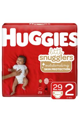 Picture of Huggies Little Snugglers Size 2 (12-18lb) 16 Ct