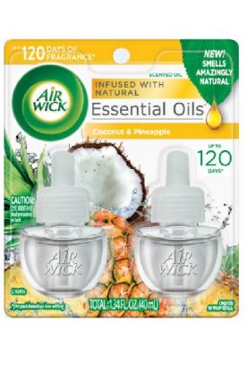 Picture of Air Wick Essential Oils Coconut & Pineapple 2 Ct