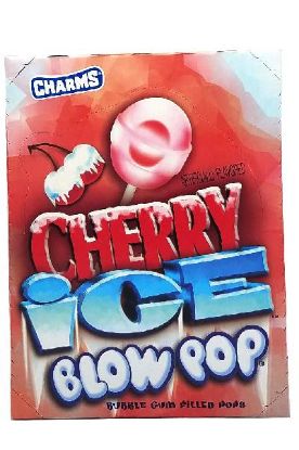 Picture of Charm Cherry Ice Blow Pop 1 Ct