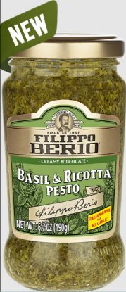 Picture of Filippo Berio Basil And Ricotta Pesto 7 Oz