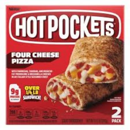 Picture of Hot Pockets Hot Pockets Four Cheese Pizza 2pk 8.5 Oz
