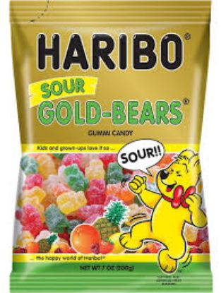 Picture of Haribo Sour Gold Bear 7 Oz